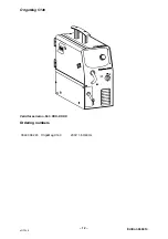 Предварительный просмотр 12 страницы ESAB OrigoMag C140 Instruction Manual