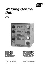 ESAB PEI Instruction Manual предпросмотр