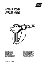 Preview for 1 page of ESAB PKB 250 Instruction Manual