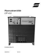 ESAB Plasmarc EPP-450 Manual preview