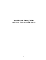 Preview for 125 page of ESAB Powercut-1600 Instruction Manual