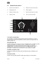 Preview for 57 page of ESAB PowerCut 700 PT-39 Instruction Manual