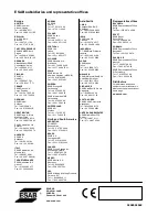 Предварительный просмотр 76 страницы ESAB PT-25 Instruction Manual