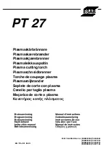 ESAB PT-27 Instruction Manual preview