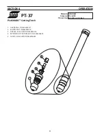 Preview for 44 page of ESAB PT-37 Instruction Manual