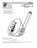 Preview for 58 page of ESAB PT-37 Instruction Manual