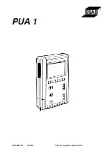 ESAB PUA 1 Manual предпросмотр