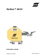 Preview for 1 page of ESAB Railtrac B42V Instruction Manual