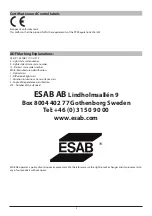 Предварительный просмотр 6 страницы ESAB SAVAGE A40 User Instructions