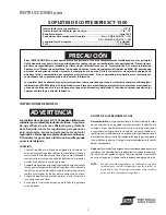 Предварительный просмотр 9 страницы ESAB SCT-1500 SERIES Operating Instructions Manual