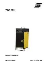 ESAB TAF 1251 Instruction Manual preview