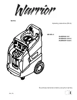 ESAB Warrior 500 Operating Instructions Manual preview