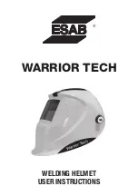 ESAB WARRIOR TECH User Instructions preview