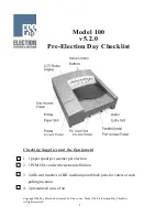 ES&S 100 Checklist preview