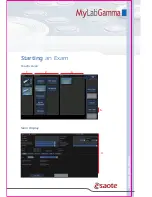 Предварительный просмотр 15 страницы Esaote MyLabGamma Quick Reference Manual