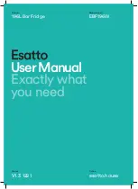 Preview for 1 page of Esatto EBF196W User Manual