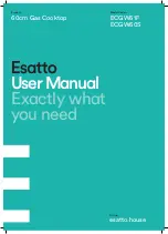 Preview for 1 page of Esatto ECGW60S User Manual