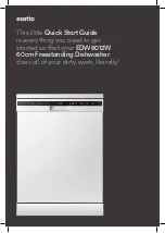 Preview for 1 page of Esatto EDW6012W Quick Start Manual