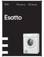 Предварительный просмотр 1 страницы Esatto EVD6 User Manual