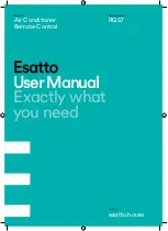 Предварительный просмотр 1 страницы Esatto RG57 User Manual