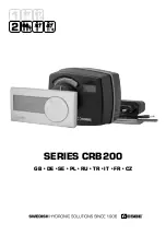 ESBE CRB200 Series Manual предпросмотр