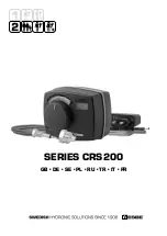 ESBE CRS200 Series Manual предпросмотр