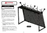 Предварительный просмотр 10 страницы ESCALADE GOALRILLA STRIKER TRAINER TR5000 Assembly Manual