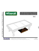 Preview for 1 page of ESCALADE Mizerak P0900 Assembly Instruction Manual