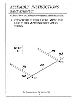 Preview for 6 page of ESCALADE Quarterback Pass Attack 25605 Instruction Manual