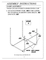 Preview for 9 page of ESCALADE Quarterback Pass Attack 25605 Instruction Manual