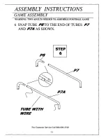 Preview for 11 page of ESCALADE Quarterback Pass Attack 25605 Instruction Manual