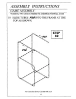 Preview for 14 page of ESCALADE Quarterback Pass Attack 25605 Instruction Manual