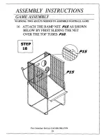 Preview for 19 page of ESCALADE Quarterback Pass Attack 25605 Instruction Manual