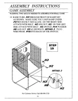 Preview for 21 page of ESCALADE Quarterback Pass Attack 25605 Instruction Manual