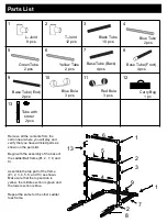 Предварительный просмотр 3 страницы ESCALADE TRIUMPH LADDER TOSS Instruction Manual