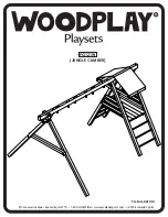 ESCALADE WOODPLAY JUNGLE CLIMBER PG121W Assembly Instructions Manual предпросмотр