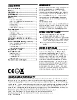 Предварительный просмотр 2 страницы EScale 2.4GHz FHSS Radio System Instruction Manual