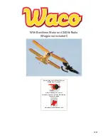 Предварительный просмотр 16 страницы EScale WACO Assembly Instructions Manual