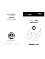 Escali Alimento NSF 136KP Product Manual preview