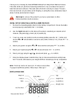 Предварительный просмотр 2 страницы Escali BFBW200 Product Manual