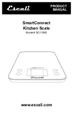 Предварительный просмотр 1 страницы Escali SmartConnect SC115KS Product Manual