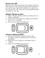 Предварительный просмотр 3 страницы Escali TASO Instruction Manual