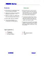 Preview for 2 page of ESCAM PSE6004 Series User Manual