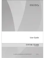 Preview for 1 page of Escea DL850 User Manual