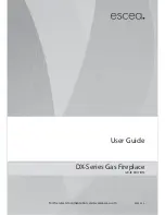 Escea DX-Series User Manual предпросмотр