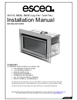 Escea IB1100 Installation Manual preview