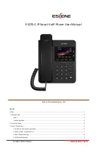 Escene ES270-C User Manual preview