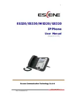 Escene ES320 User Manual предпросмотр