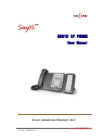 Escene Sayhi ES310 User Manual preview