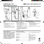 Preview for 2 page of Eschenbach 1174 Operating Instructions